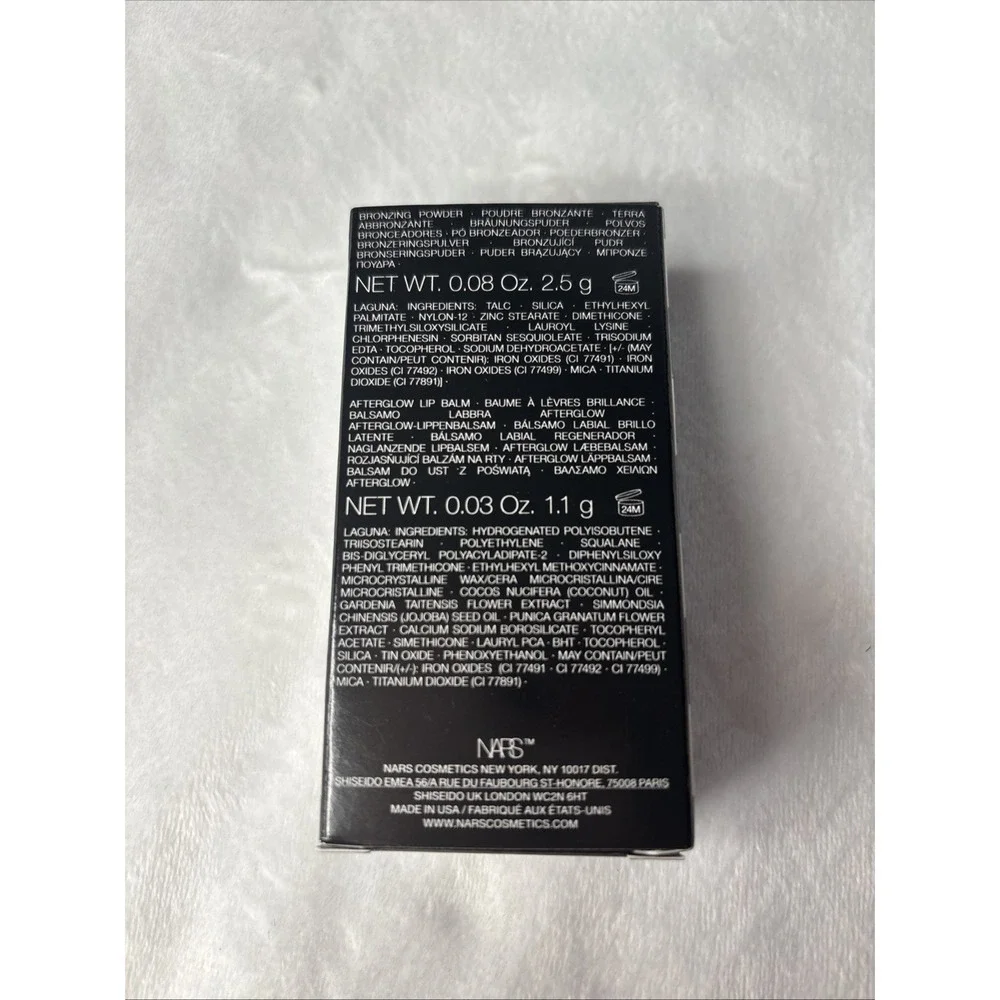 NARS Laguna Sephora Birthday Set‎ Mini Bronzing Powder + Afterglow Lip Balm